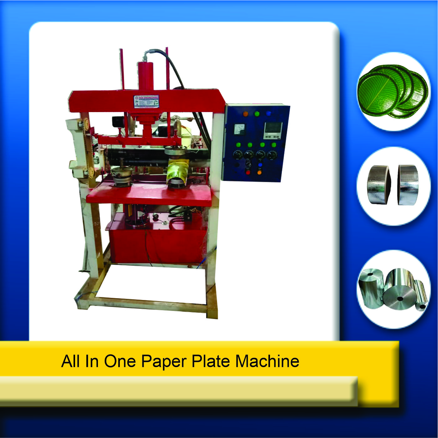 Fully Automatic Paper Plate Making Machine