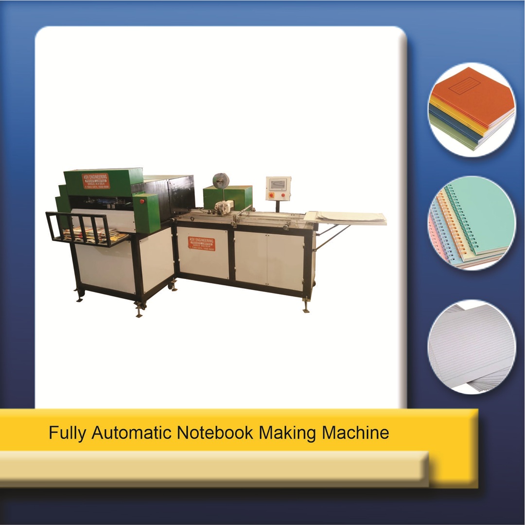 Notebook Stitching And Folding Machine